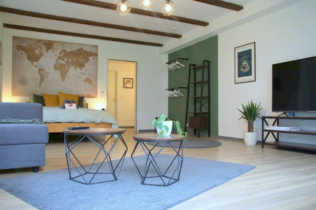 Studio-Apartment Mit Garten, Parkplatz & Kueche 奥芬堡 外观 照片
